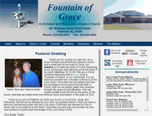 Tablet Screenshot of fountainofgrace.us